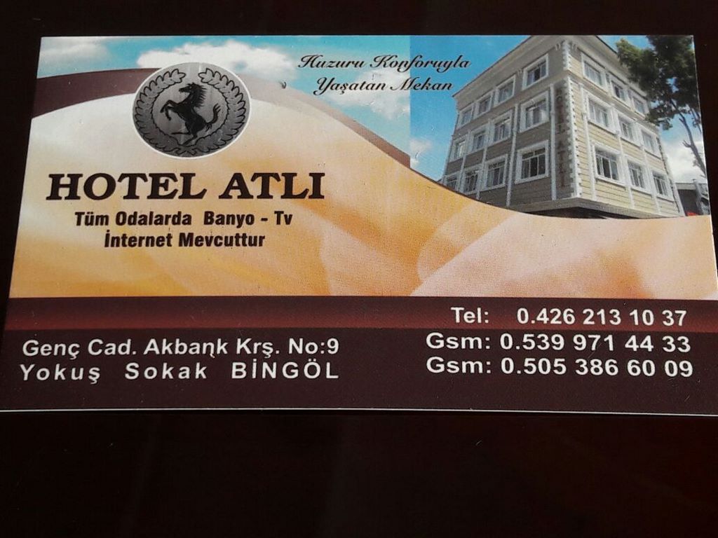 BİNGÖL HOTEL ATLI